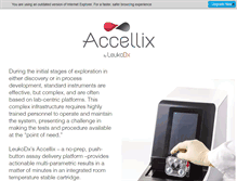 Tablet Screenshot of leukodx.com